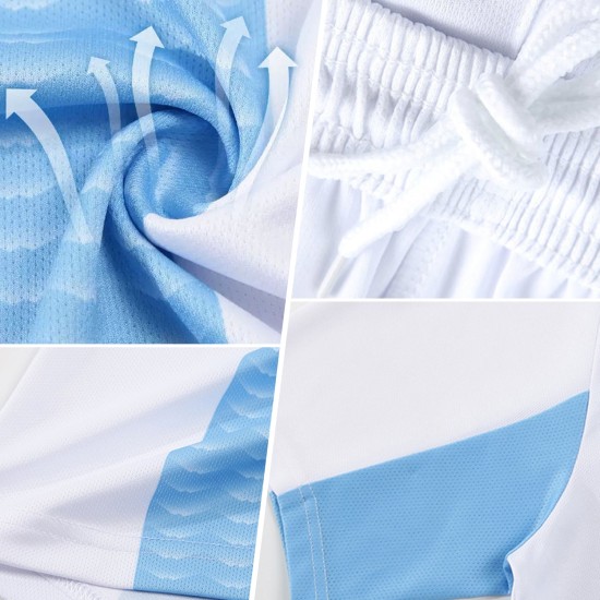 Sublimation Custom Geometric Black Soccer Jersey Shape Sports Uniform Cream
